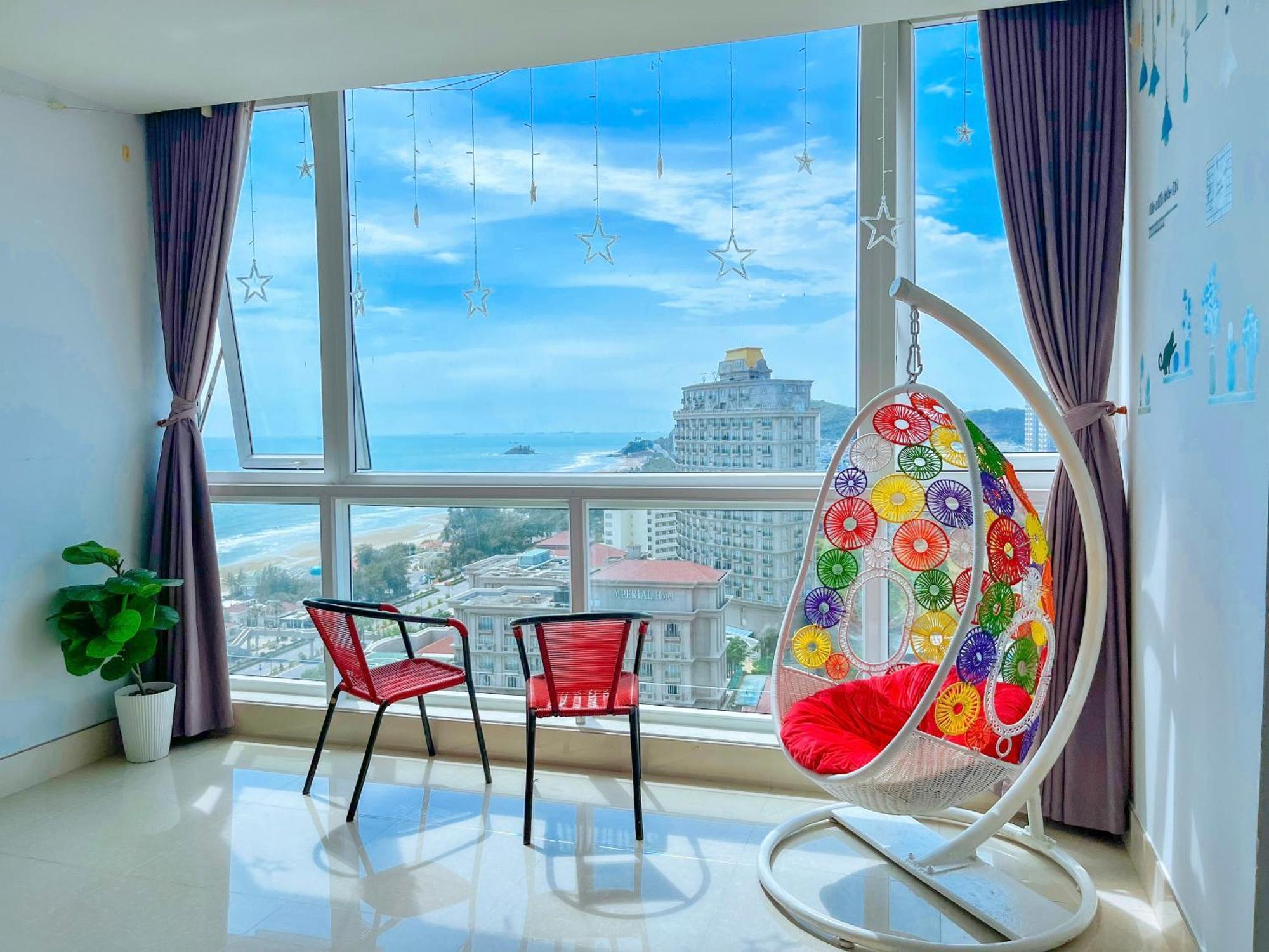 Can Ho Oasky,3 Phong View Dep Nhin Ra Bien,Nui Va Ho Bau Sen 붕타우 외부 사진