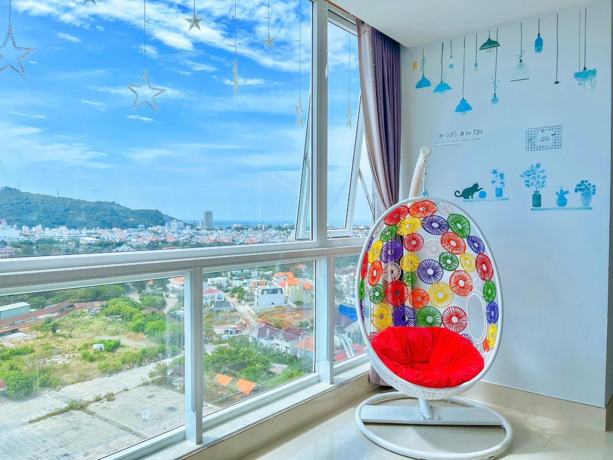 Can Ho Oasky,3 Phong View Dep Nhin Ra Bien,Nui Va Ho Bau Sen 붕타우 외부 사진
